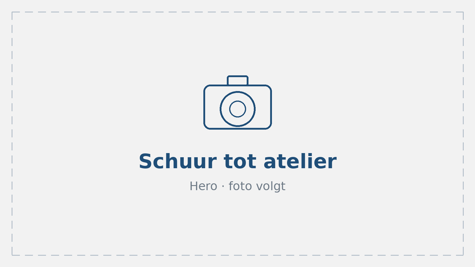 Schuur gerenoveerd tot atelier